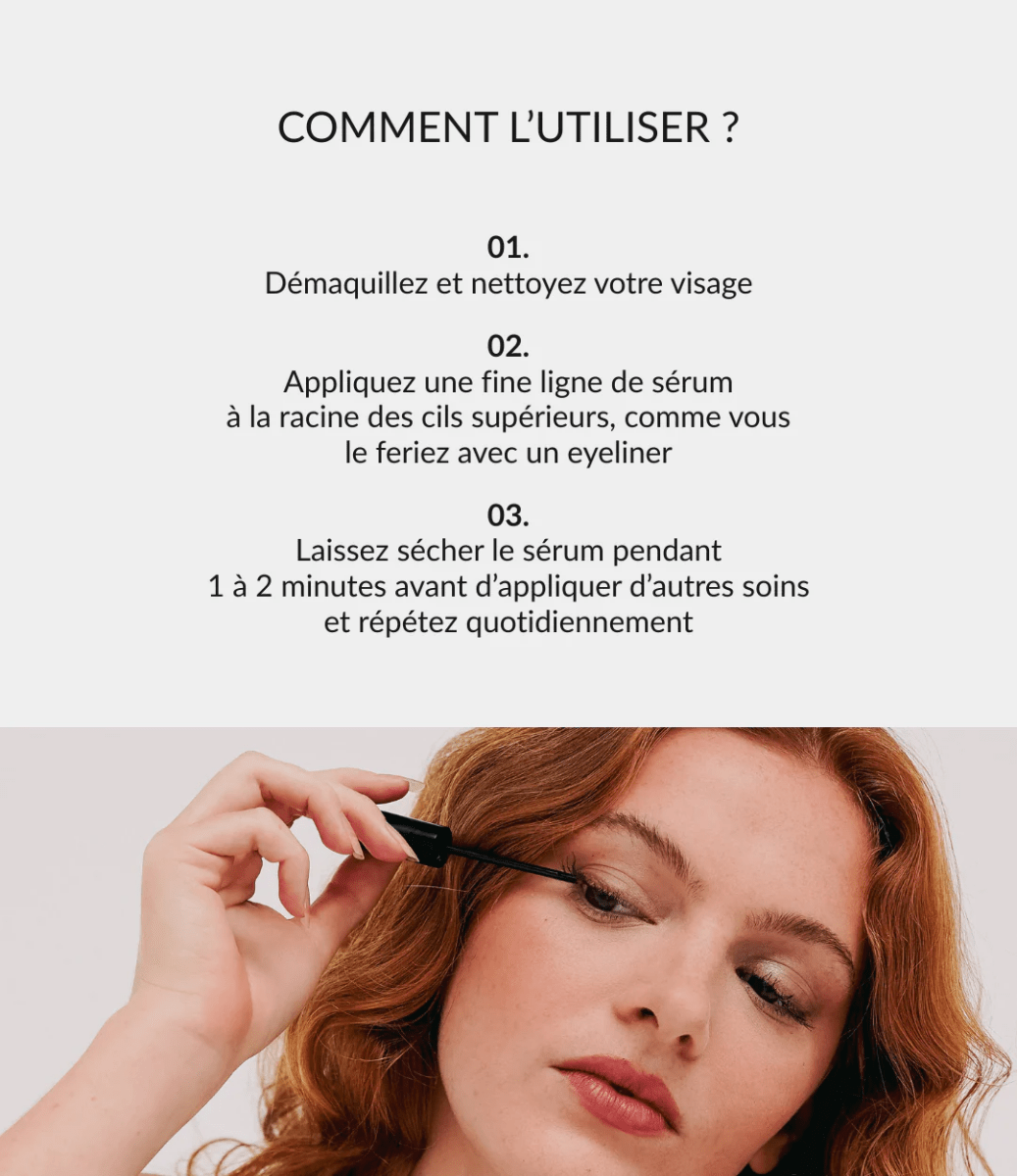 Des cils plus long et dense en 4 semaines - Mylia Care